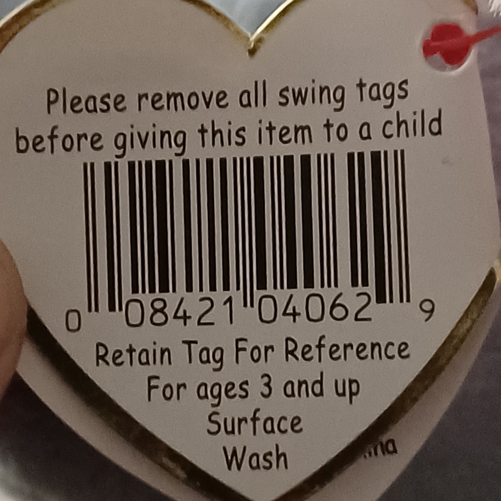 ✓Ty beanie baby elephant peanut 10in - Picture 11 of 13